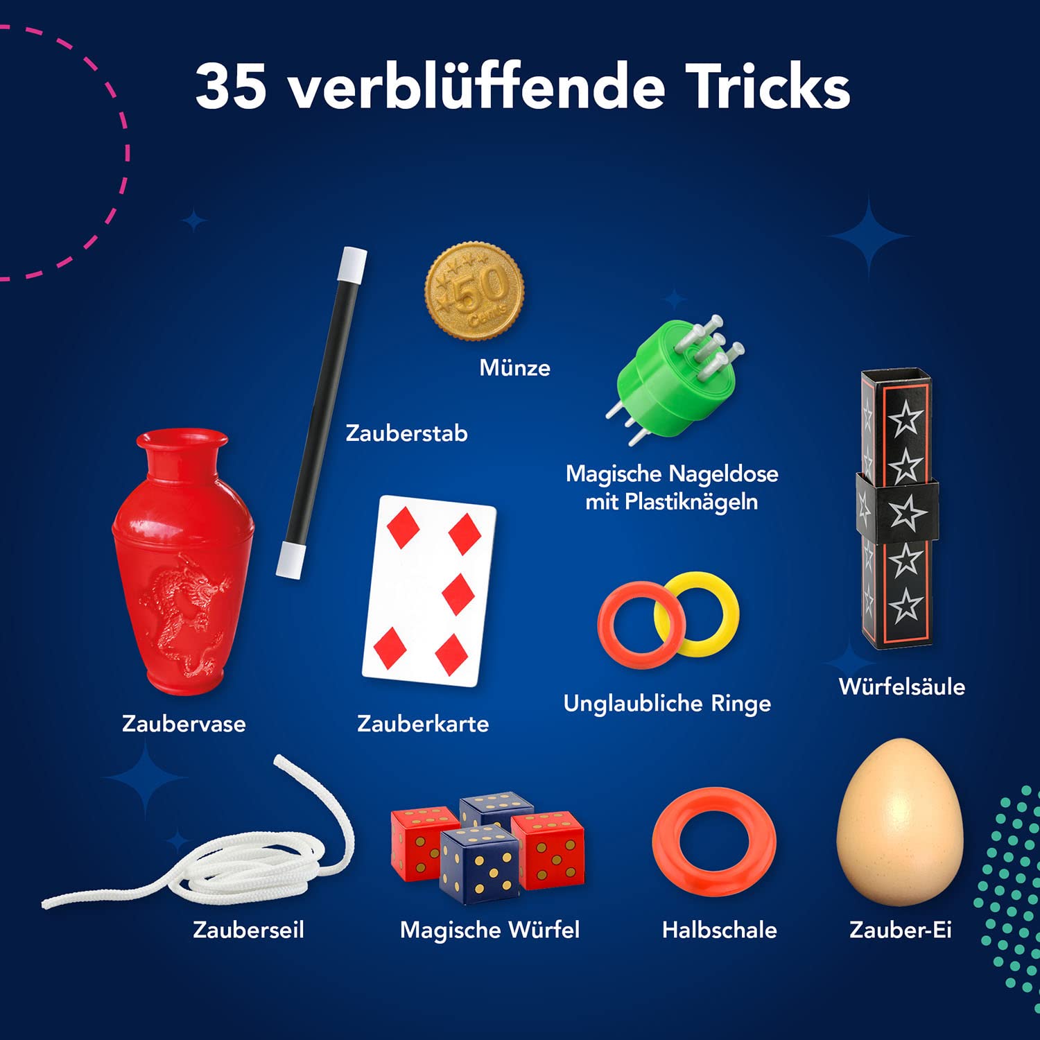 Die Zauberschule MAGIC Silber Edition: Zauberkasten