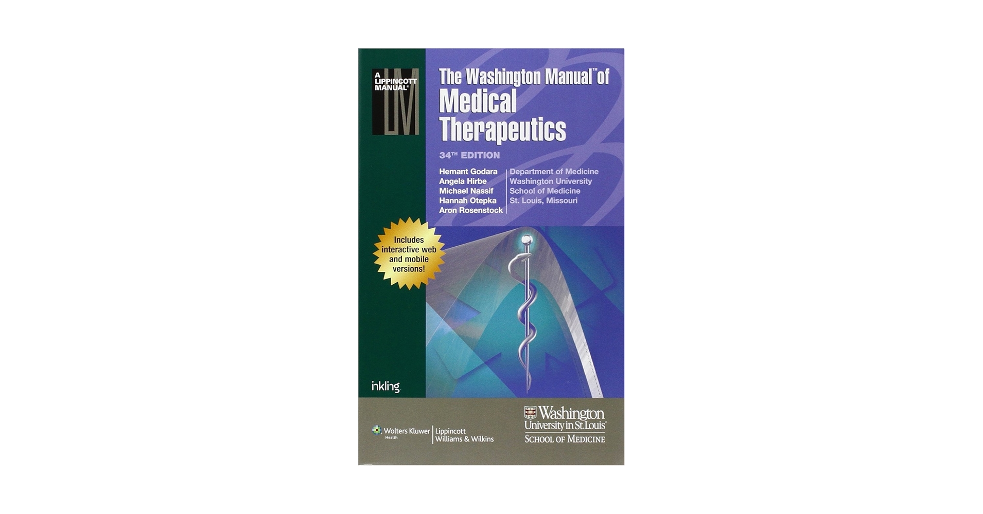 語学+参考書 The Washington Manual of Medical Therapeutics 語学+参考書 The Washington Manual of Medical Therapeutics