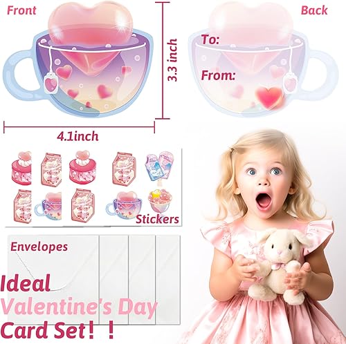 Miniatura 2 de Soulbytes Tarjetas de San Valentín para niños amantes