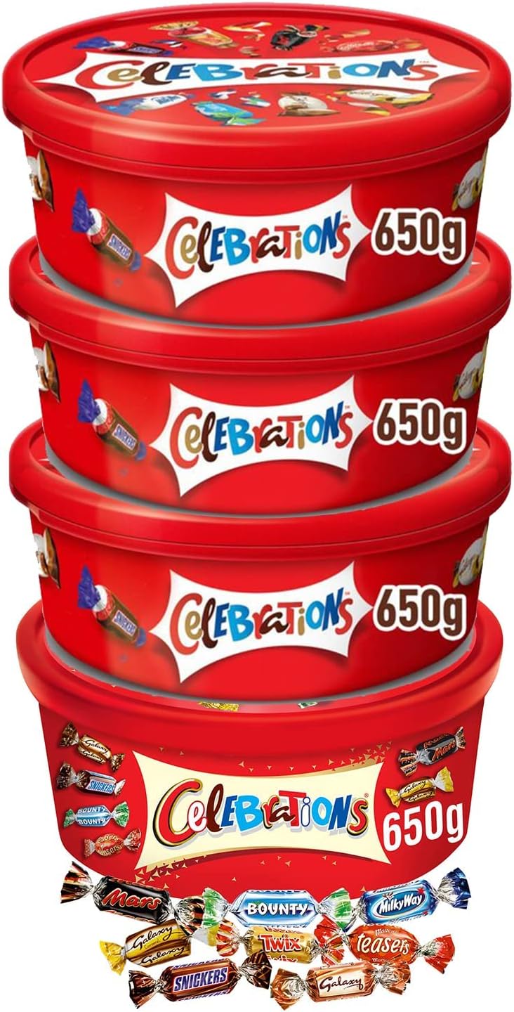 Celebrations Chocolate tubs 4x650g Amazon.co.uk Grocery