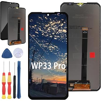 New LCD Screen Replacement for Oukitel WP33 Pro LCD Display Touch Screen Repair Parts with Tools