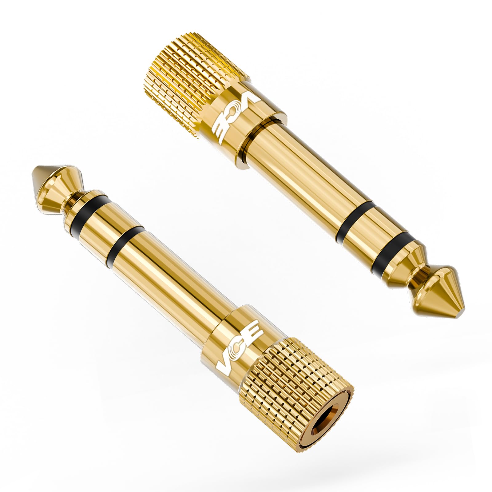 Amazon.co.jp: VCE 3.5mm 6.35mm 変換アダプタ イヤホンジャック 変換