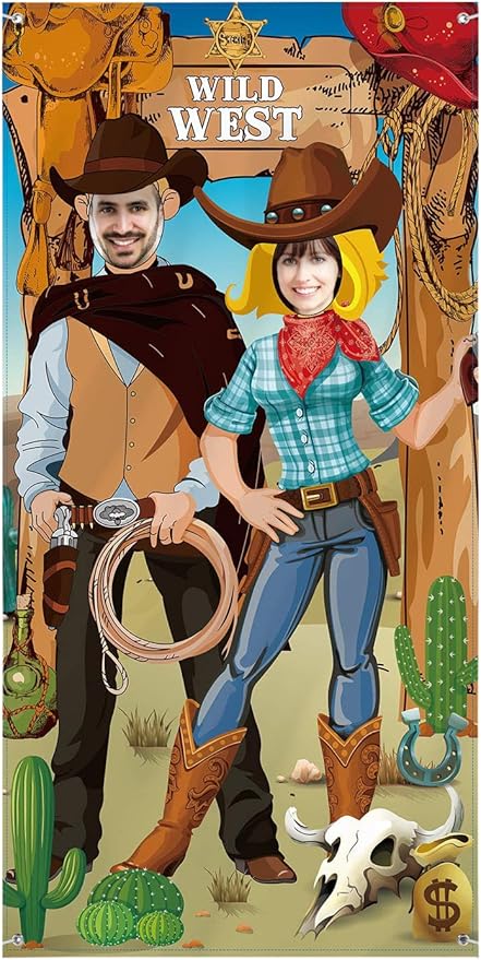 Cowboy Party Dekorationen Western Party Dekorationen West Cowboy Foto ...