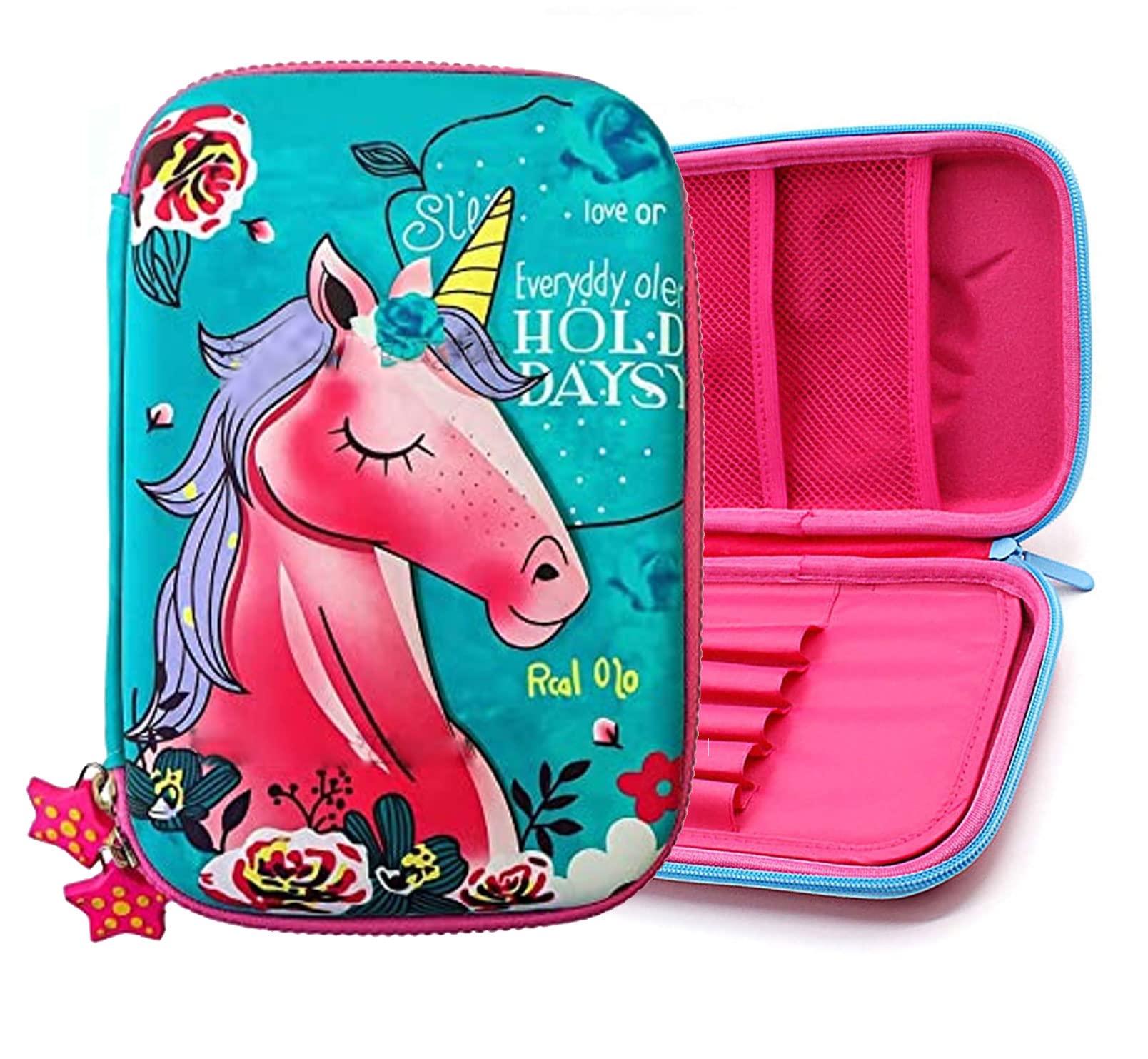 SHUDAUSHI® 1pcs Stylish Large Capacity 3D Pencil Pouch Eva Pencil Case Big School Stationery Pouch for Girls Multipurpose Organizer Travel Pouch Birthday Day Gift for Kids (Girls, 2014 Unicorn) (B0CR44KNMX) Amazon Price History, Amazon Price Tracker