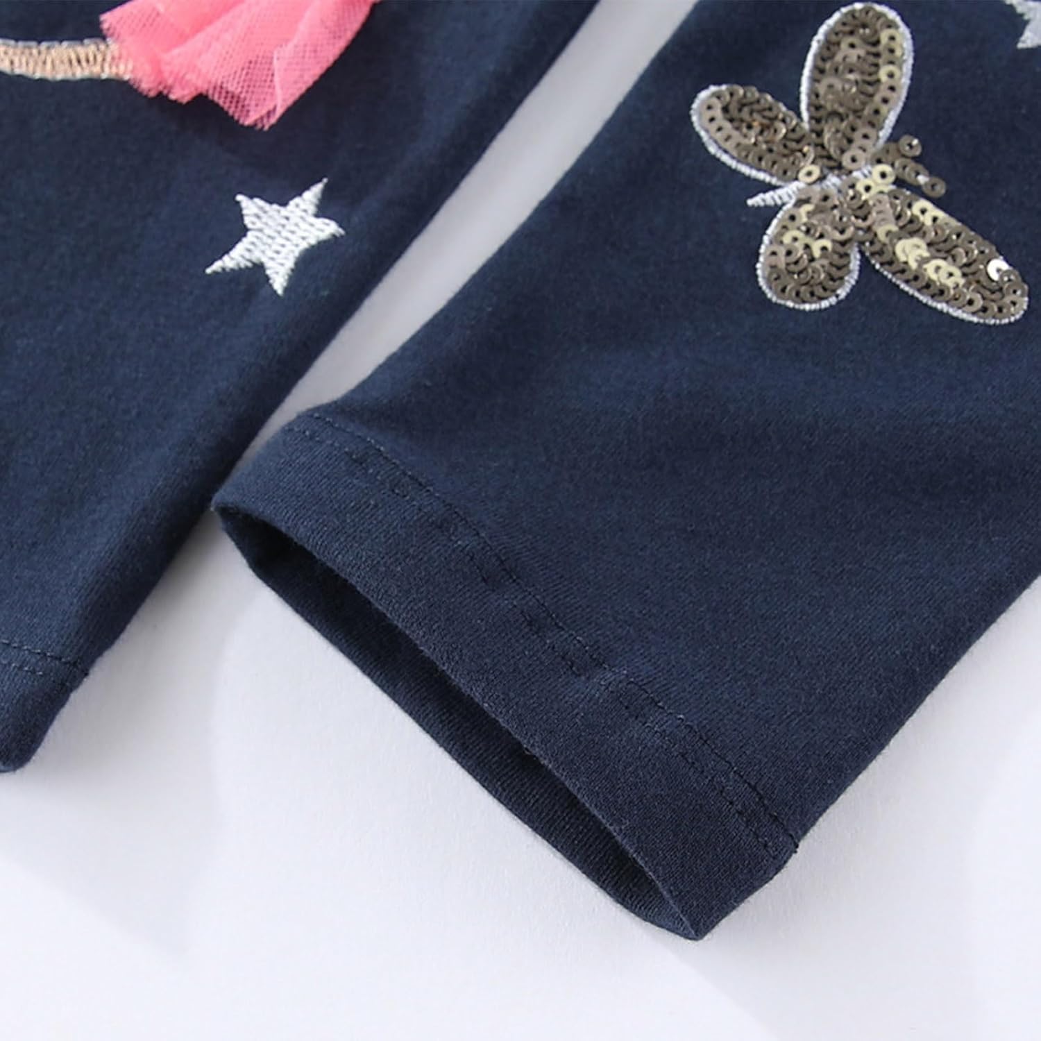 KISSOURBABY Girls Toddlers' Leggings Fashion Stretch Pants Comfortable Bottoms - Image 3