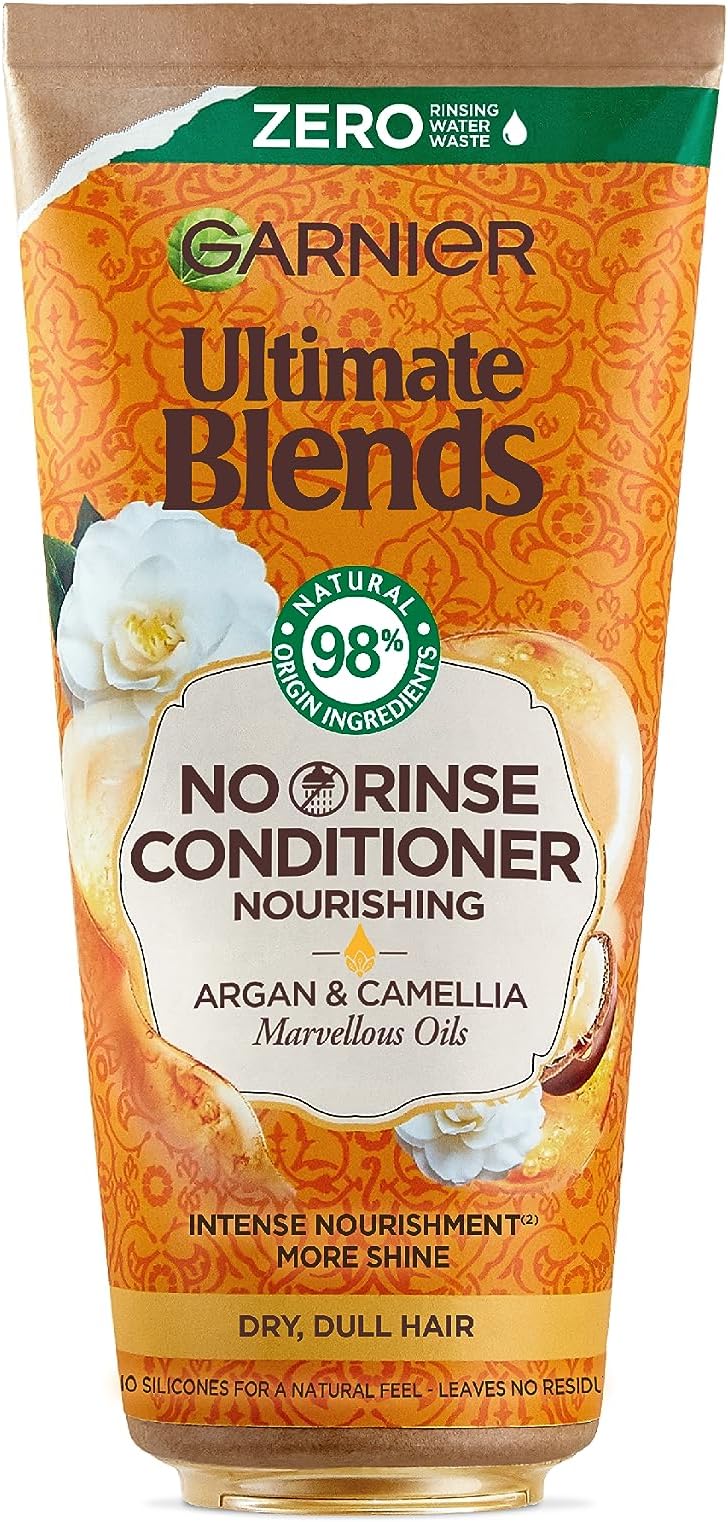 Ultimate Blends Marvellous Oils Nourishing NO RINSE, Leave-in Conditioner, with Argan Oil & Camellia Oil for Dry, Dull Hair, 200 ml