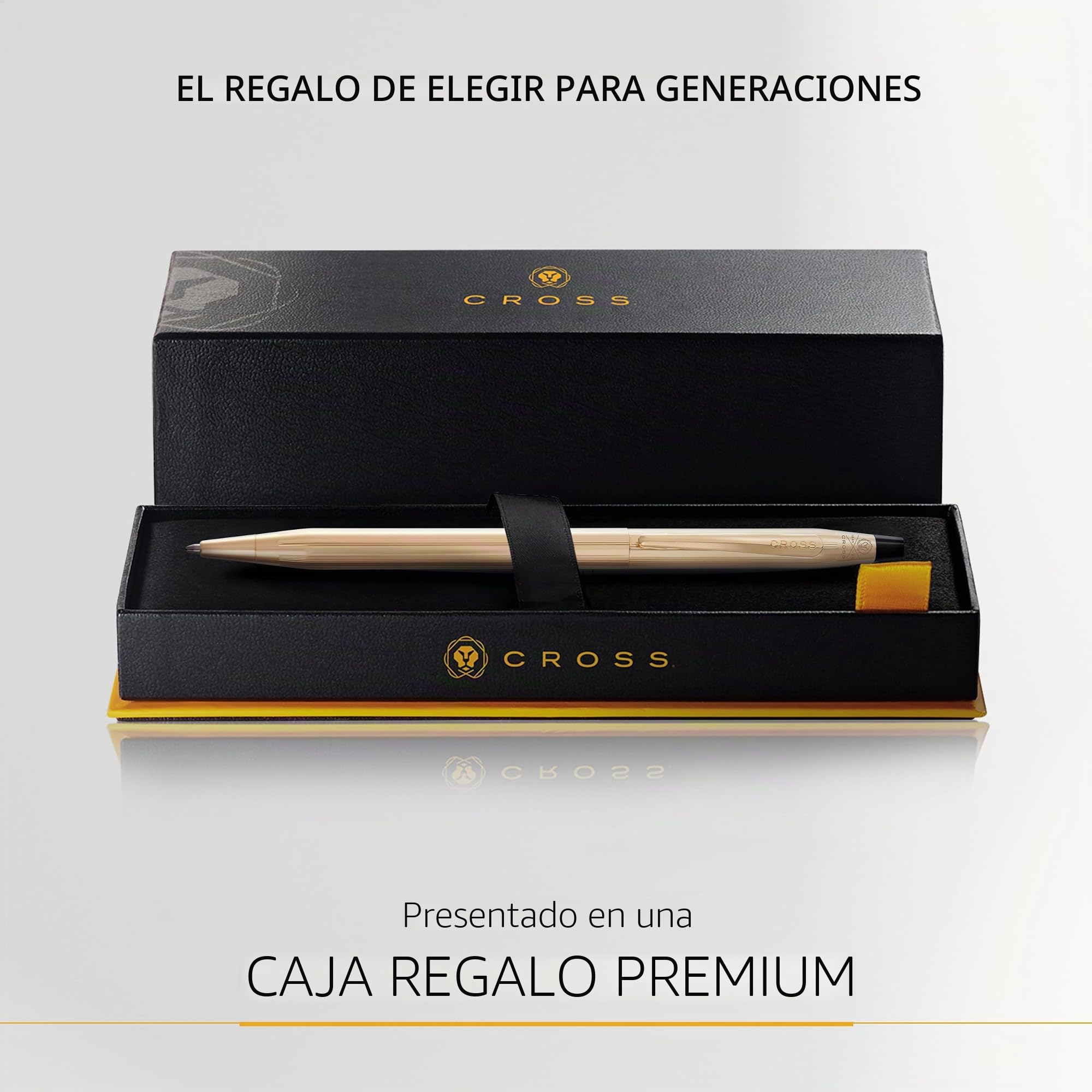 Cross Classic Century - Bolígrafo recargable de metal de acción giratoria de edición limitada con citas chapadas en oro de 23 quilates, bolígrafo mediano, incluye caja de regalo premium y cartucho