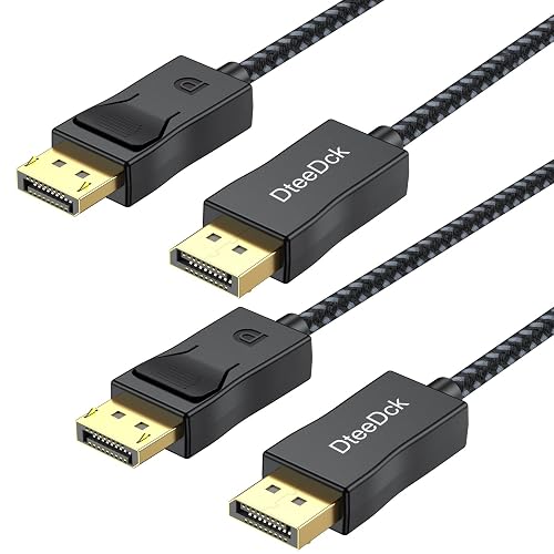DisplayPort Cable 6ft 2 Pack, DP 1.2