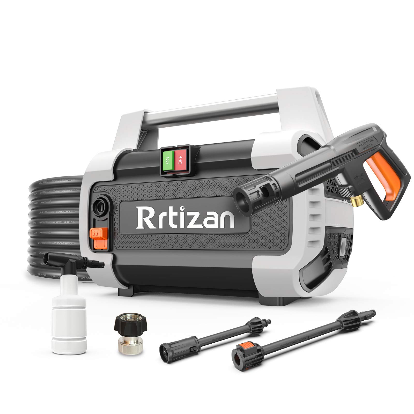 Buy Rrtizan Electric Pressure Washer, 1800W High Power Cleaner Machine