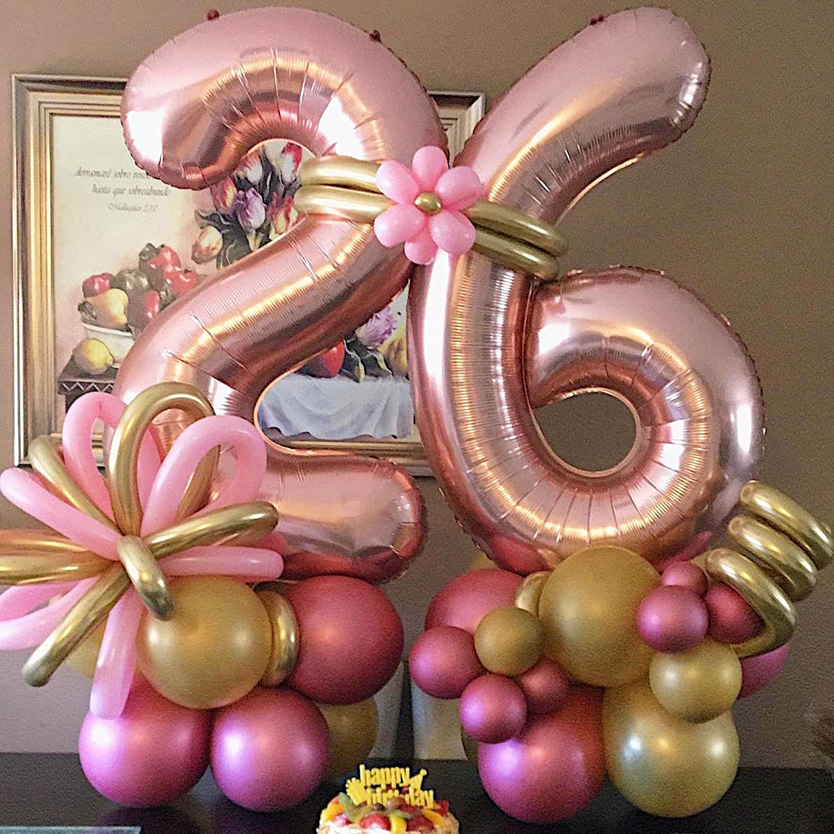 Red 0 balloon 40 Inch Giant Helium Foil Number 0 to 9 Red Balloon Birthday Wedding Party Digital Decorations (Number 0) — view 303