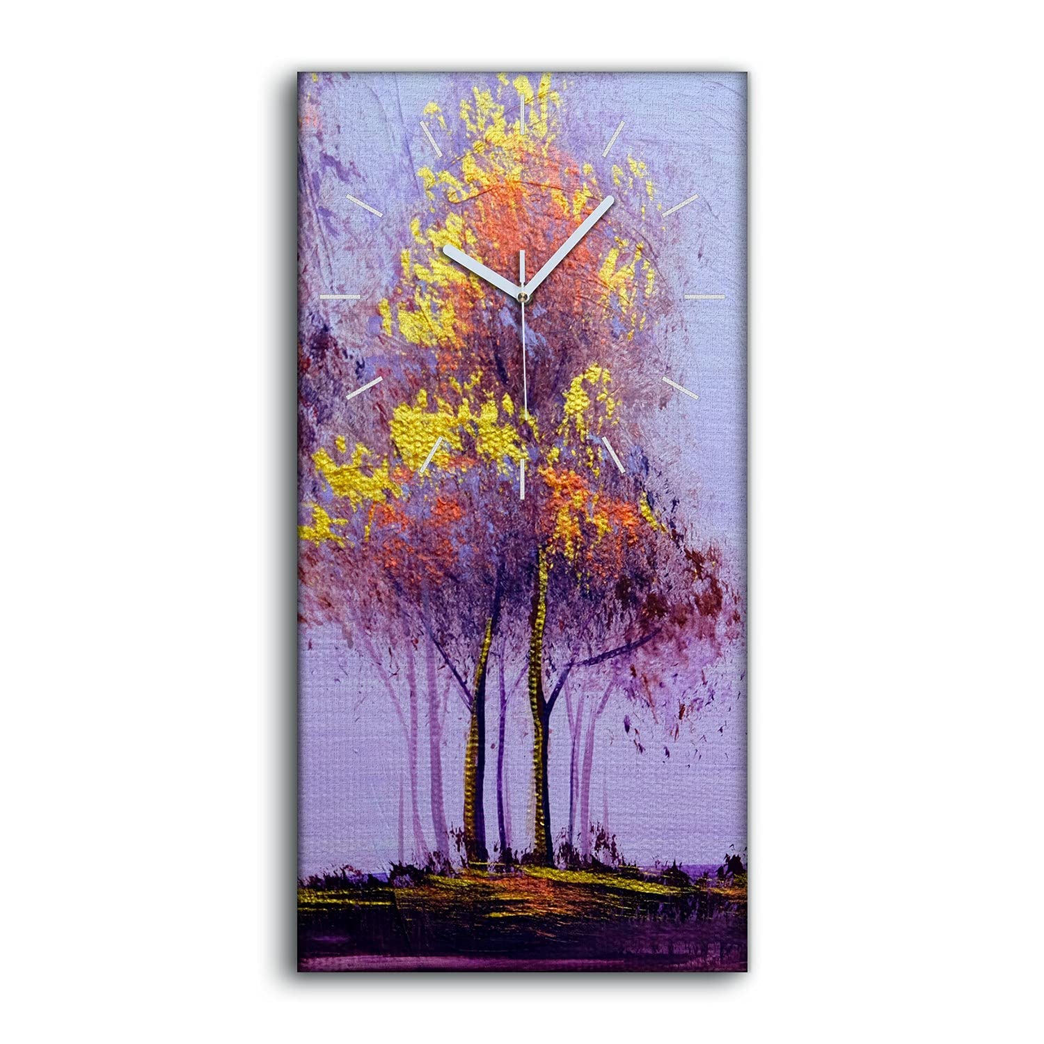 Horloge sur Toile Salon Chambre Moderne Art Mural Silencieuse