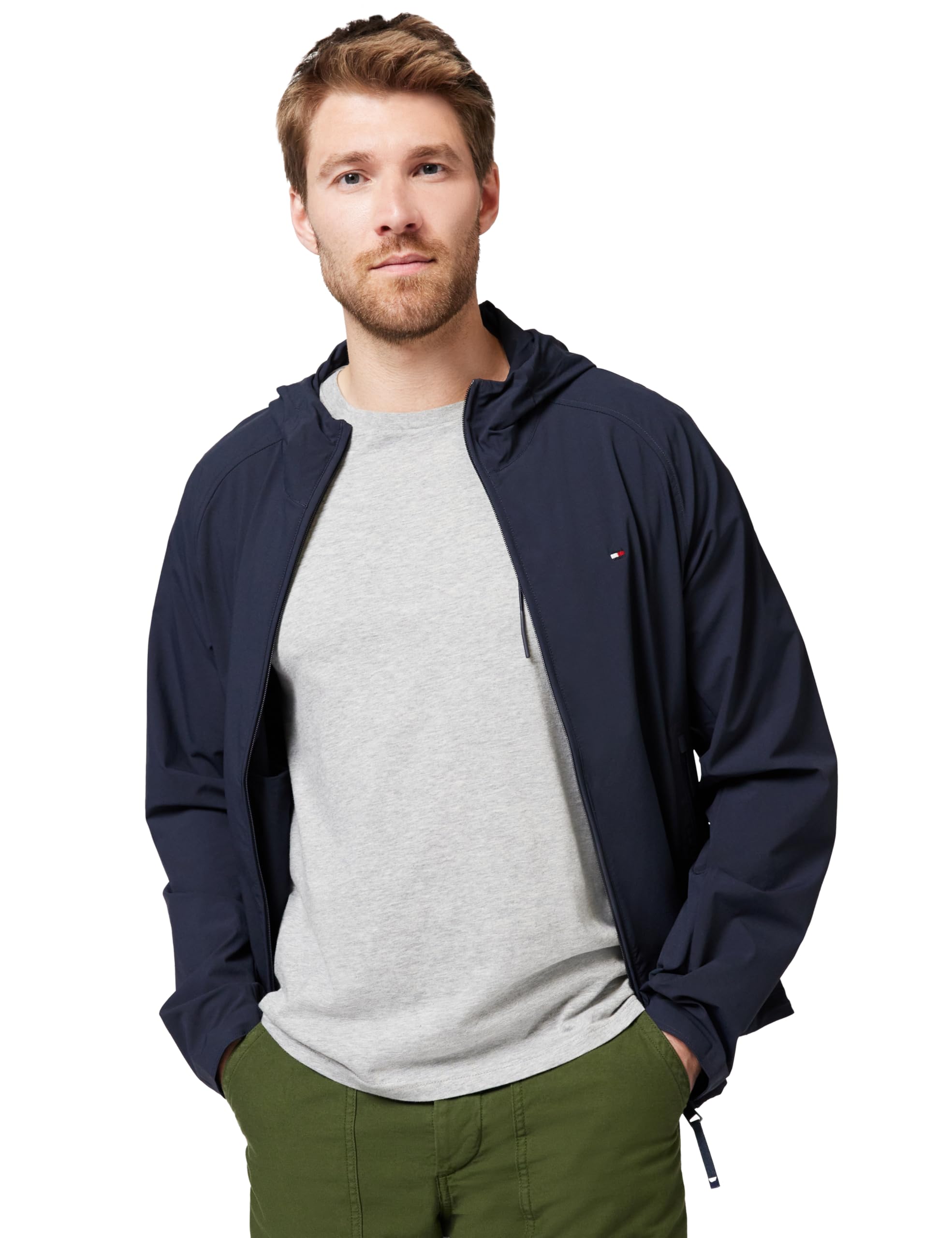 Tommy Hilfiger Cazadora de entretiempo Hombre con capucha