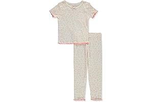 Rene Rofe Baby Girls' 2-Piece Rainbow Pajamas Set