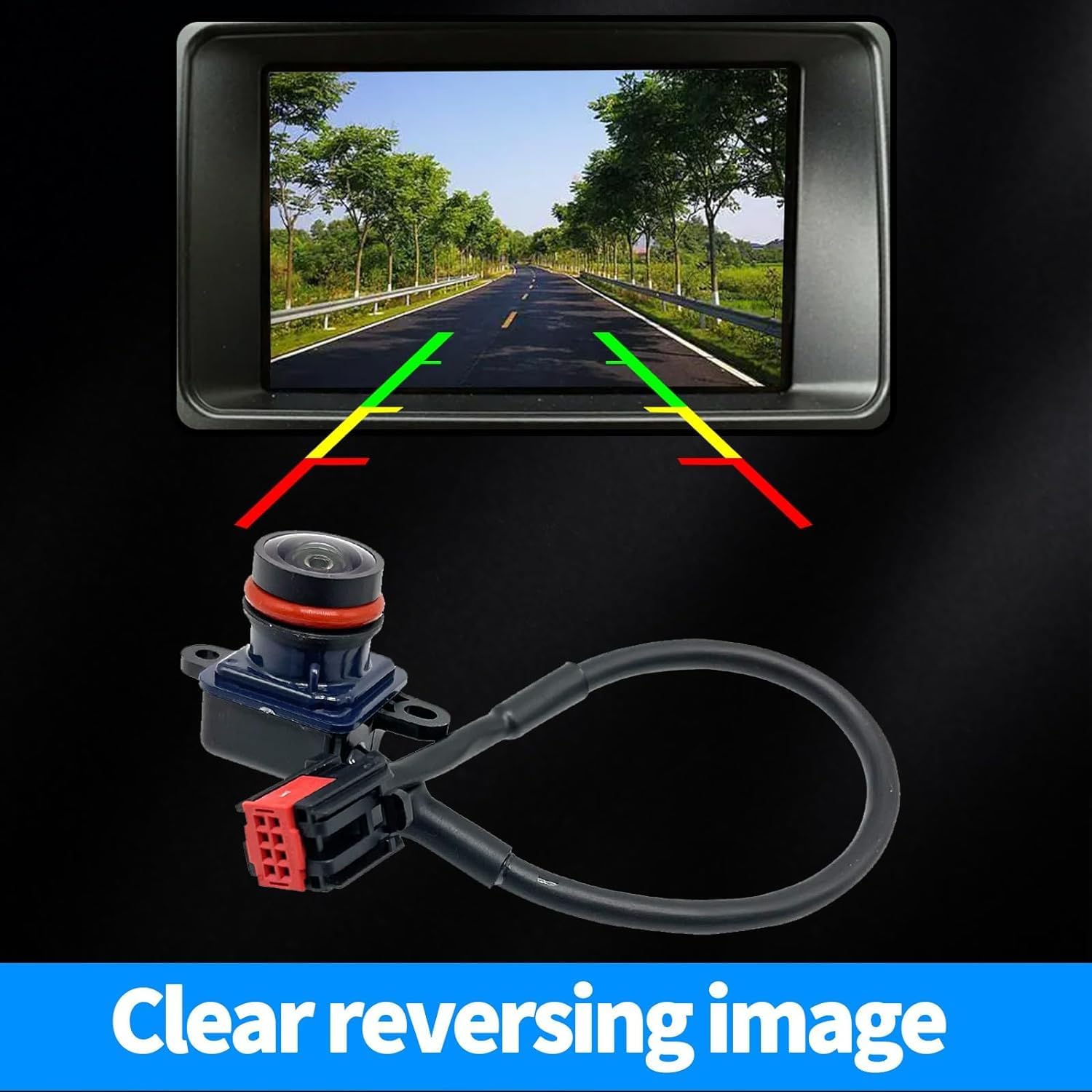 Rear View Back Up Camera Compatible with Maserati Ghibli quattroporte 2013-2015 Reverse Park Assist Backup Camera Replaces 178259