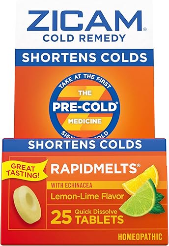 Zicam Cold Remedy RapidMelts - tabletas para el resfriado, 201202A, 1
