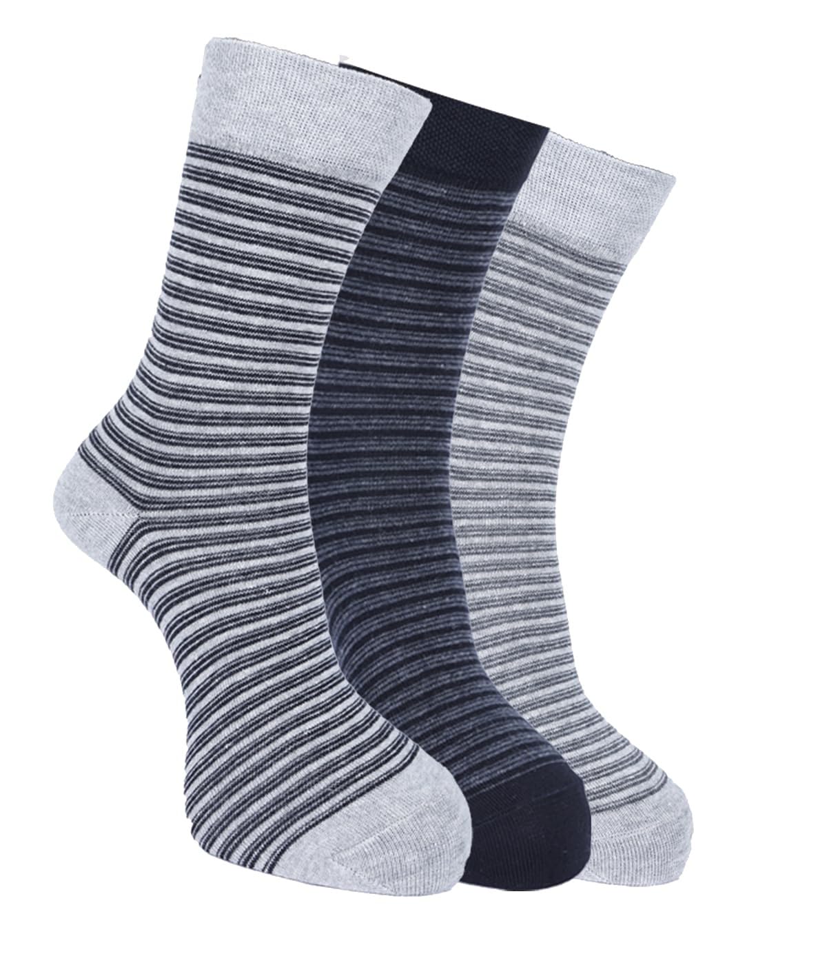 force nxt BY Dollar Full Length Cotton Comfort Socks for Men, Compact Cotton Stretch Crew/Mid Calf Length Socks (Free Size Pack of 3)-picture-20