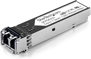StarTech.com Cisco SFP-GE-S Compatible SFP Module - 1000BASE-SX - 1GbE Multimode Fiber MMF Optic Transceiver - 1GE Gigabit Ethernet SFP - LC 2km - 850nm - DDM Cisco IE3400, IE3300, IE3200 (SFPGESST)