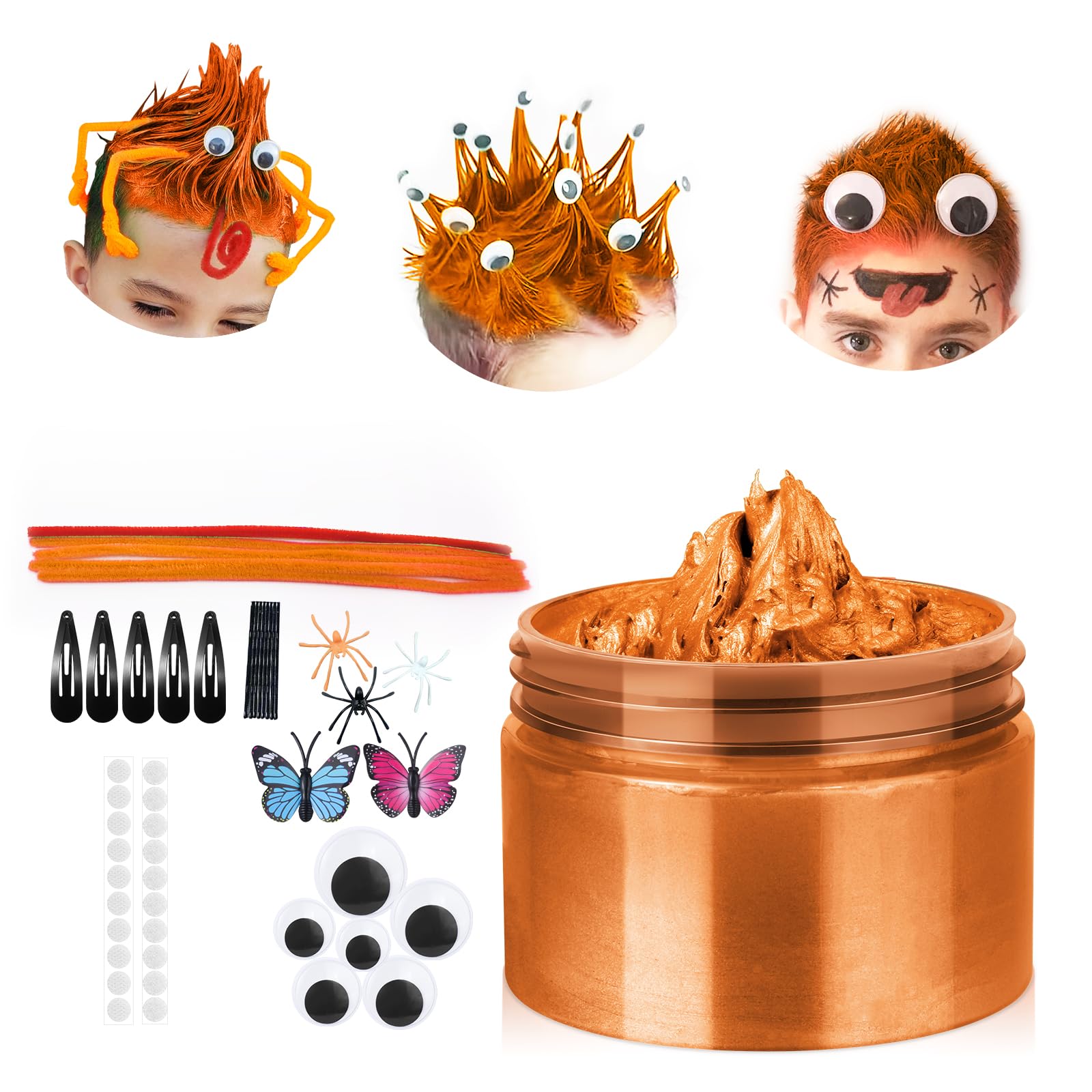 Amazon.com : Orange Temporary Hair Color Wax Kit for teenagers