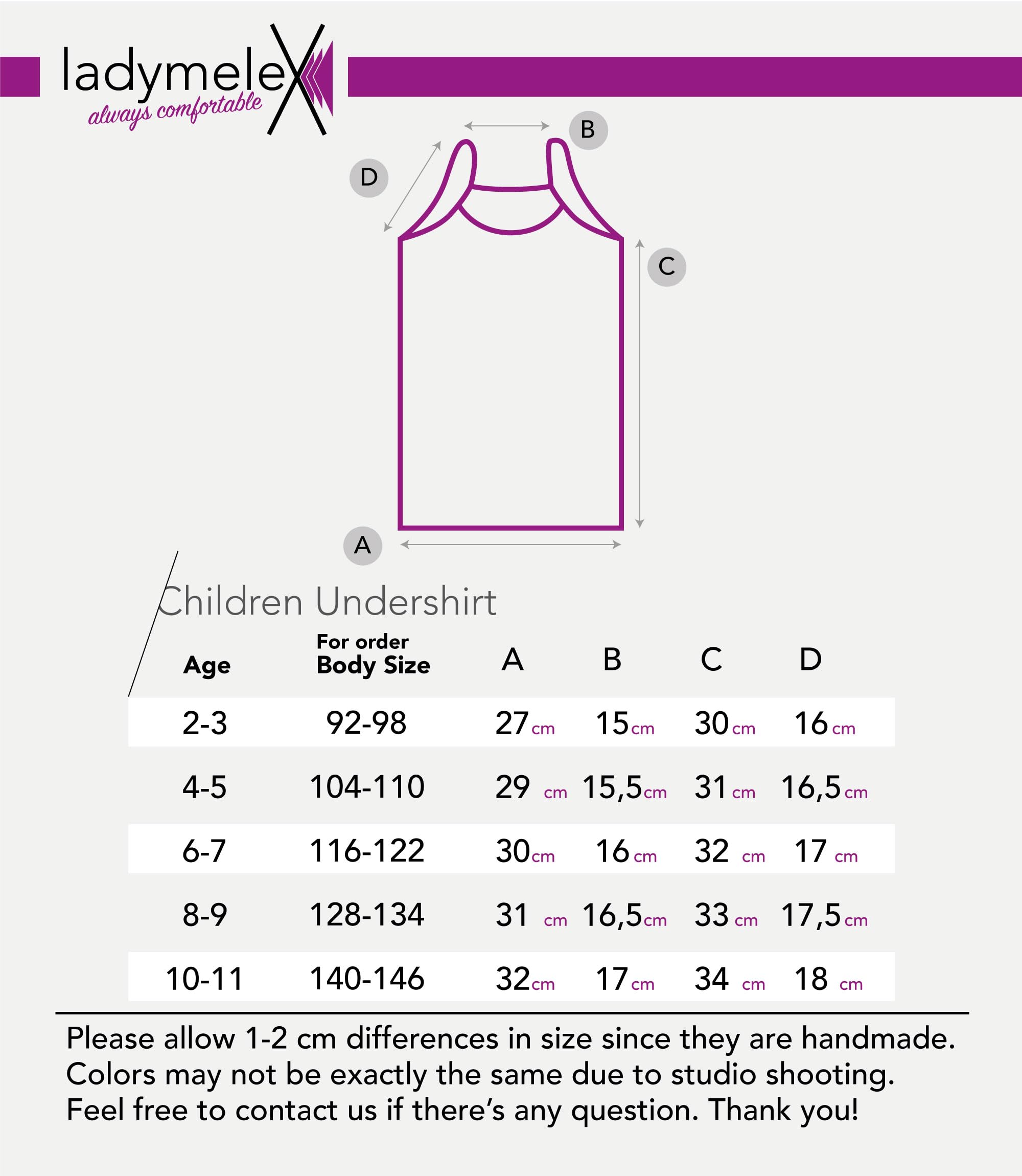 Camiseta sin Etiqueta para niñas de 2 a 11 años, con Cuello Redondo, algodón con Ribete y Correa (Paquete de 5)