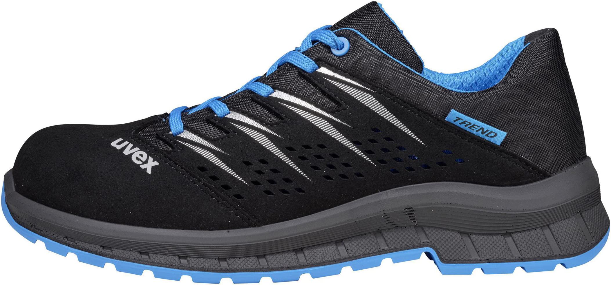 Uvex 2 Trend - Sicherheitsschuhe S1 SRC ESD - Blau/Schwarz - Gr. 43