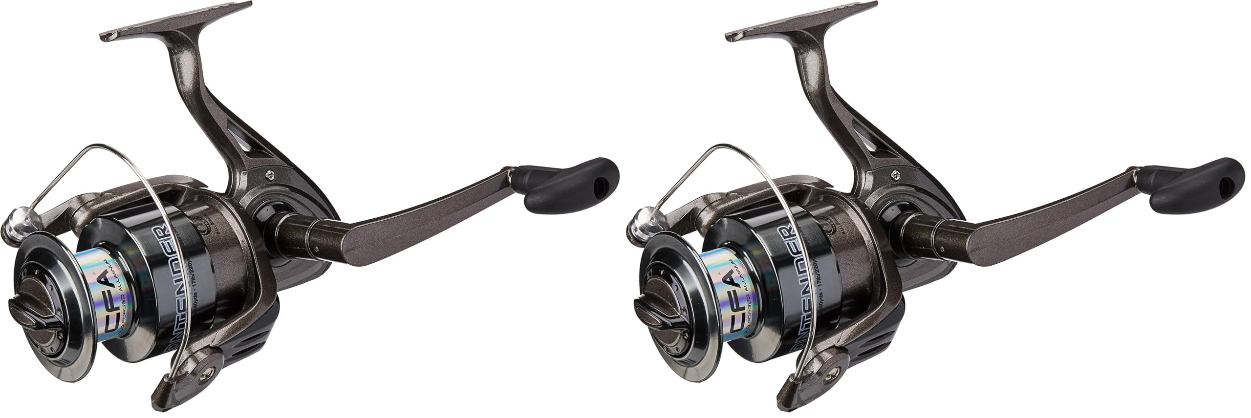 Amazon.com : Shakespeare Contender Spinning Fishing Reel, Size 70, Instant  Anti-Reverse, Oil Felt Front Drag System, Durable Aluminum Spool (Pack of  2) : Sports & Outdoors