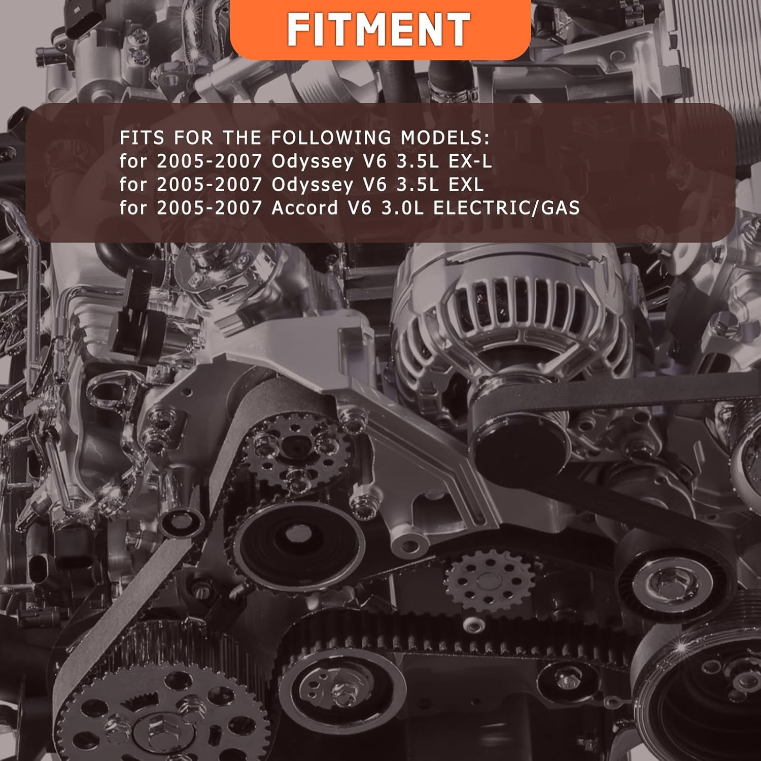 15810-RKB-J01 VTEC Timing Solenoid Spool Valve Assembly With Gasket Applied for Odyssey V6 3.5L EX EXL EXL-T Accord Hybrid 2005-2007 Pilot 2WD Models 3.0L 2006-2008 Replacement Parts