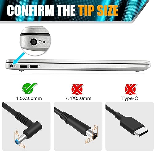 Miniatura 2 de Adaptador de CA de cargador para portátil de 135 W compatible con HP Spectre x360, OMEN Pavilion Gaming 15 17 ec0013dx 15-ec0751ms L15534-001