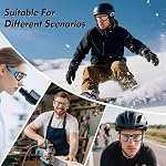 2 Pack Lunettes de sécurité pour hommes et femmes - Nettoyer l'usure des yeux protecteurs anti-fog