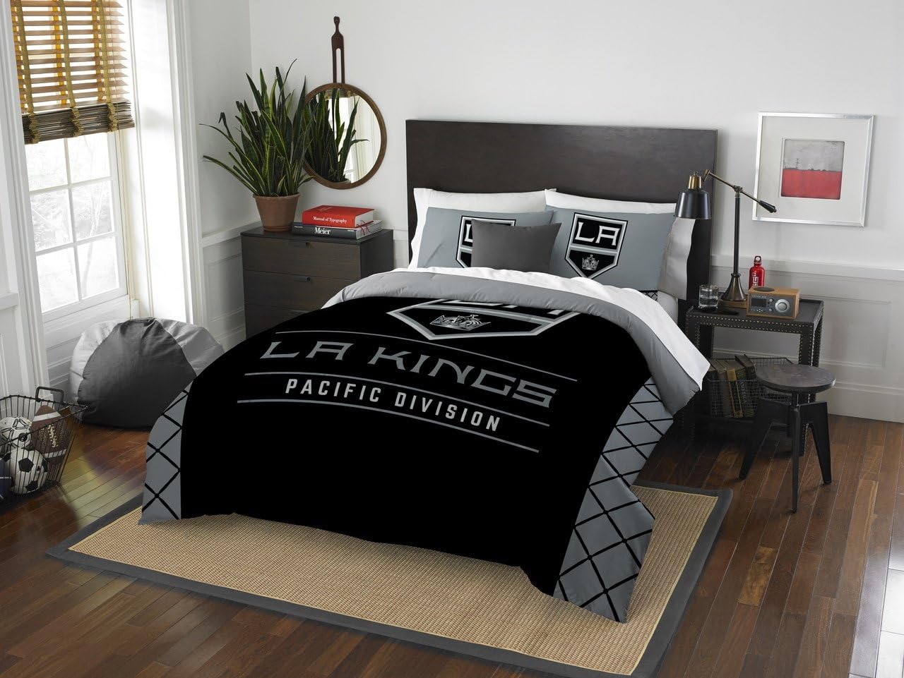 Officially Licensed NHL Twin or Full/Queen Comforter and Sham Set