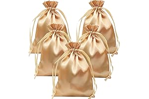 Gbateri 35 Pack 5" x 7" Satin Gift Bags with Drawstring: Shimmering...