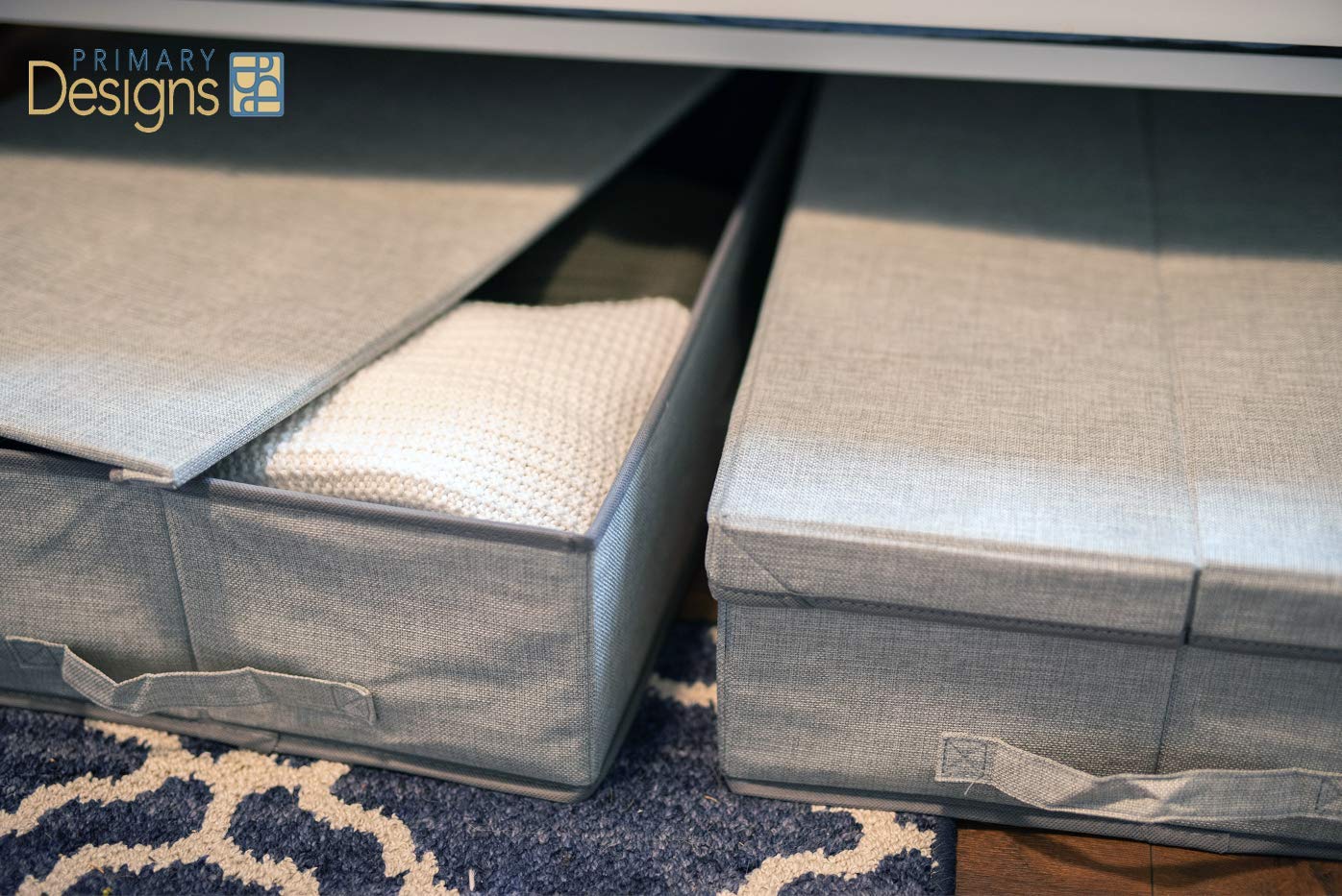 Primary Designs Underbed Storage Bin Large Under Bed Storage Drawer