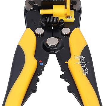KTM Healthcare Wire Stripper, Comfortable Hand Crimping Tools, Quick Release High Carbon Steel Durable Electronic Hand Operated Tools for Industrial Supplies Hardware Tools