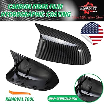 【BOBOB】BMW リアスポ/ミラー Amazon.com: Qlhshop Carbon Fiber Mirror Caps for BMW X3 G01