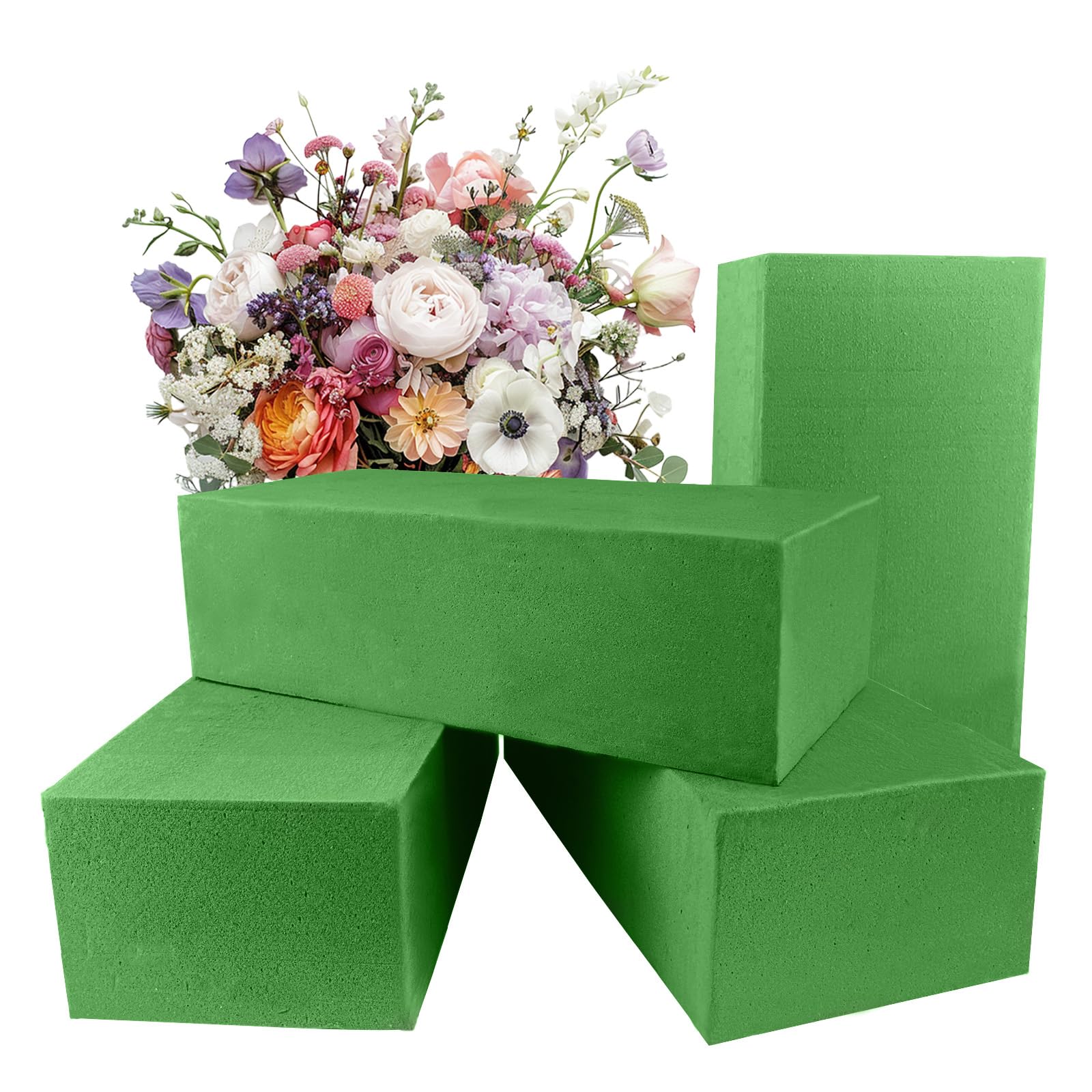 Blumensteckschaum 19x5cm - Hochfester Steckschwamm Für Frisch- & Kunstblumen