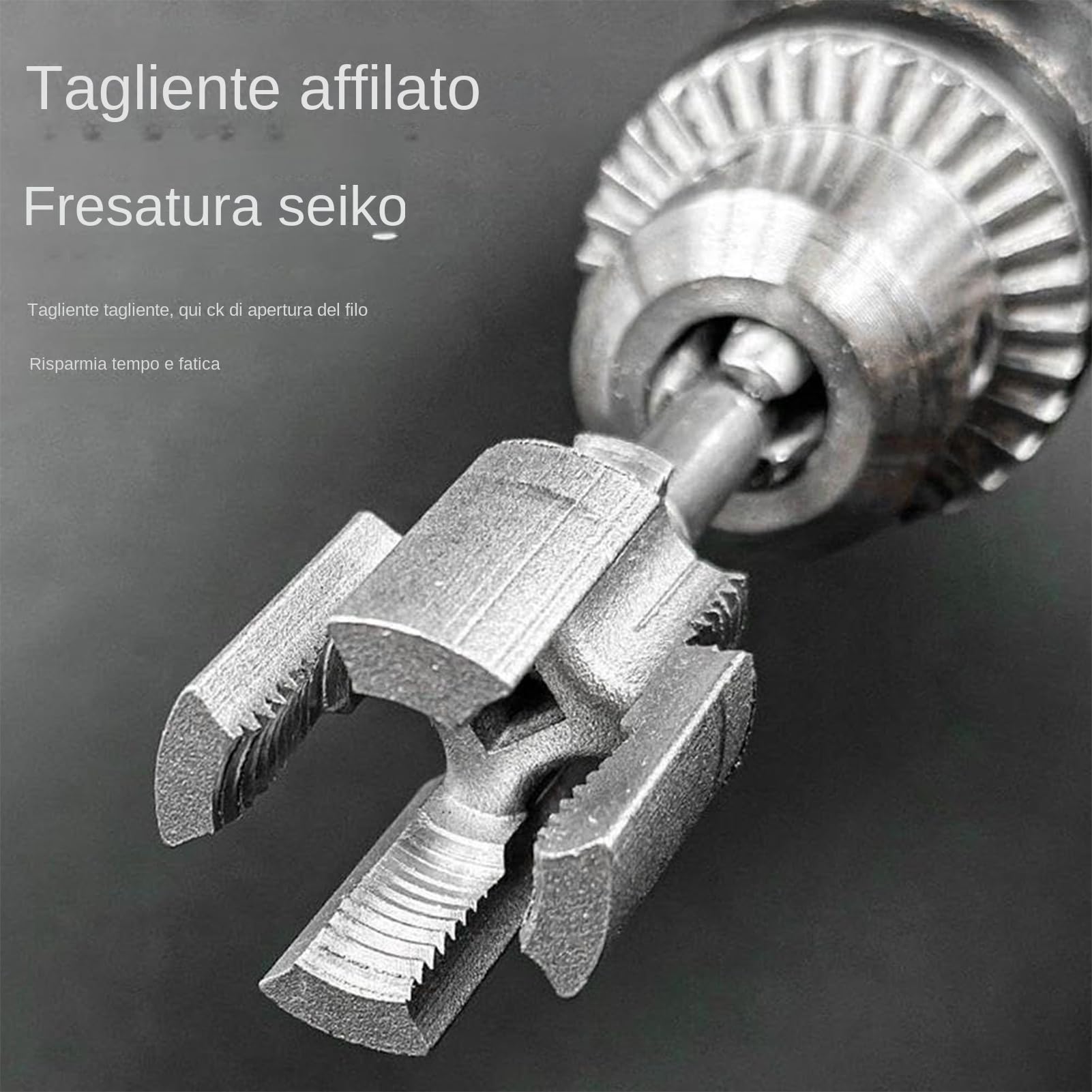 Set Per Filettatura Tubi PVC 2 In 1, Compatibile Con Trapano Elettrico, Specifiche 1/2'' E 3/4''