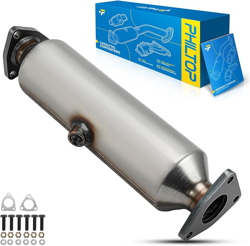 Catalisador dianteiro PHILTOP em aço inoxidável para Odyssey, Accord, TL e CL – Kit
