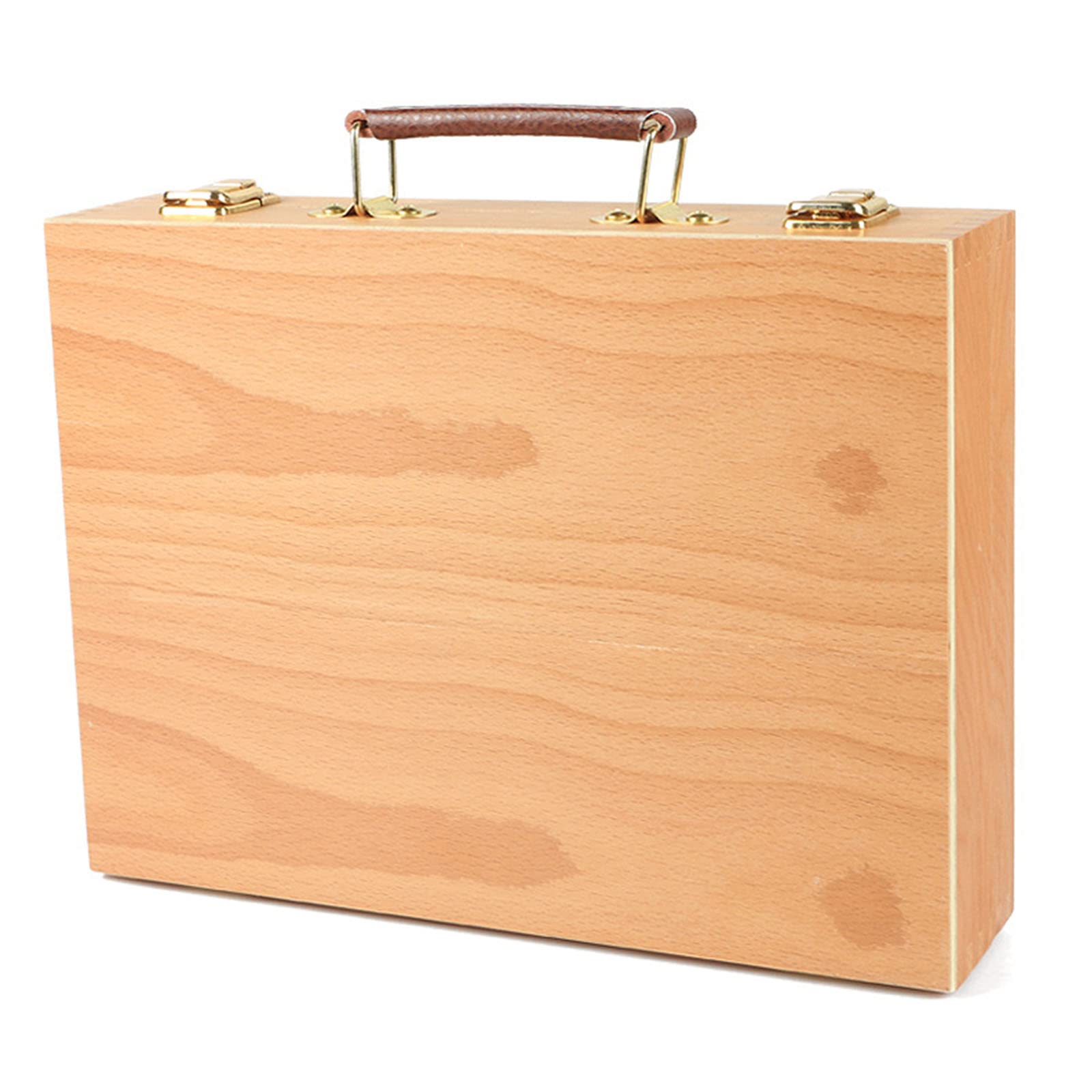 NEDOES Caja de Pintura portátil de Madera, Caja de Pintura al óleo de Dibujo Profesional, Almacenamiento portátil Multifuncional