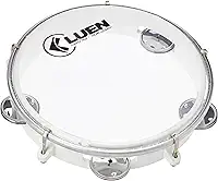 Pandeiro Abs Branco Junior Pele Cristal 08'- Luen
