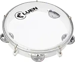Pandeiro Abs Branco Junior Pele Cristal 08"- Luen