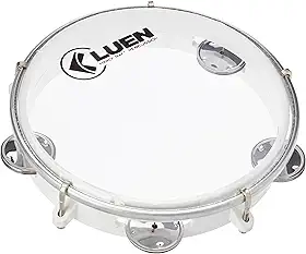 Pandeiro Abs Branco Junior Pele Cristal 08'- Luen