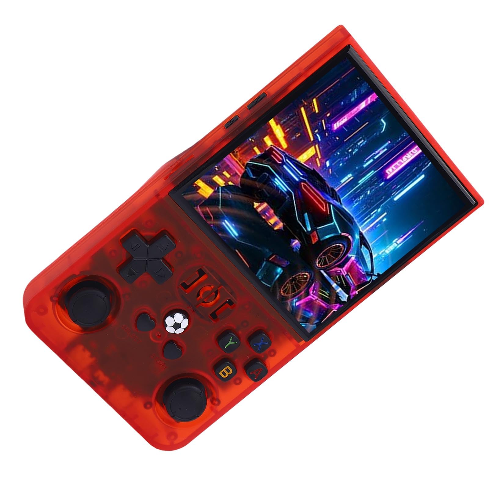 Ejoyous Console di Gioco Portatile ABS Console per Videogiochi Portatile 4 Pollici 720x720 4000mAh Doppio Joystick USB C per Appassionati di Giochi retrò da Viaggio (128G)