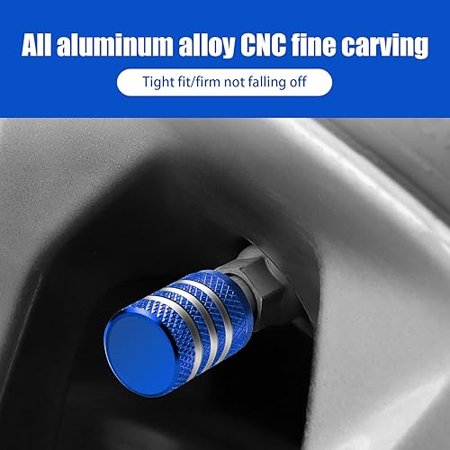 Miniatura 5 de 5 tapas de válvula de neumático de automóvil, tapas de válvula a prueba de polvo a prueba de óxido, universales para la mayoría de los automóviles