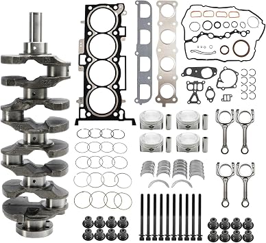 G4KE 2.4L Engine Overhaul Rebuild Kit & Crankshaft & Con Rods Compatible With Hyundai KIA