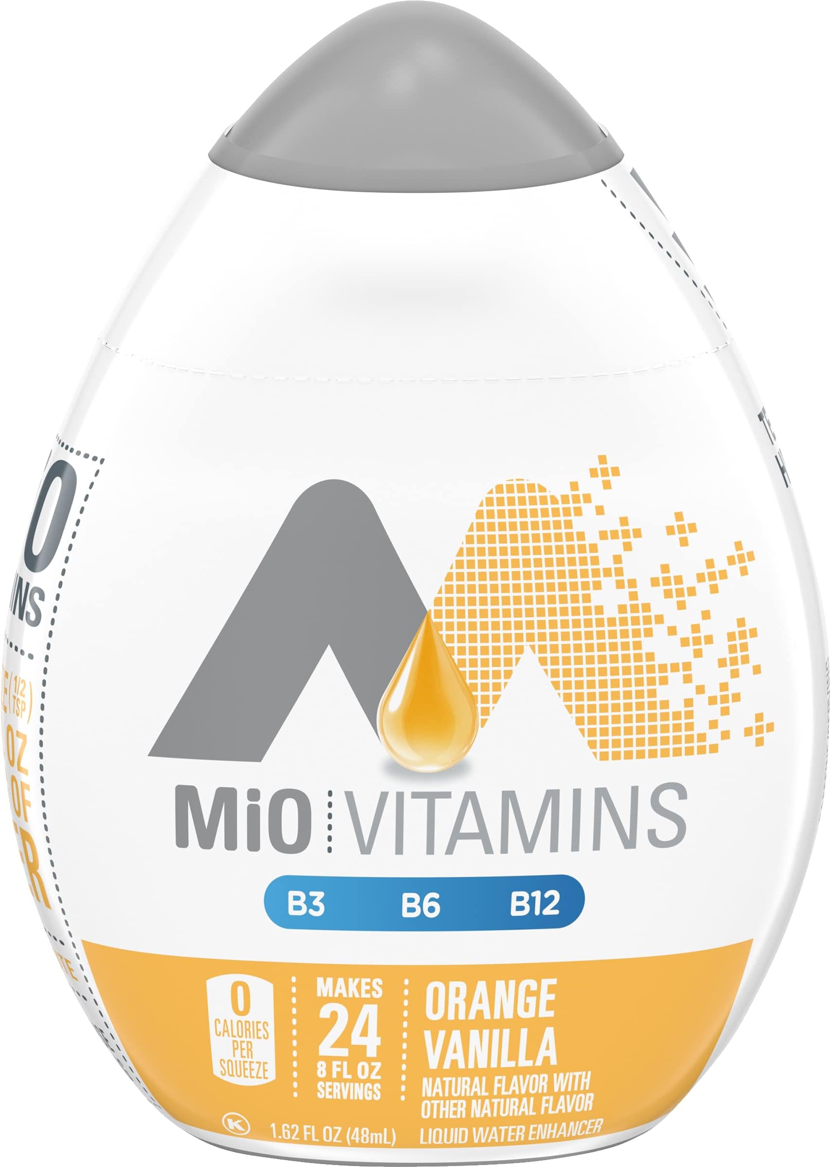 Mio Vitamins Liquid Water Enhancer, Orange Vanilla, 1.62