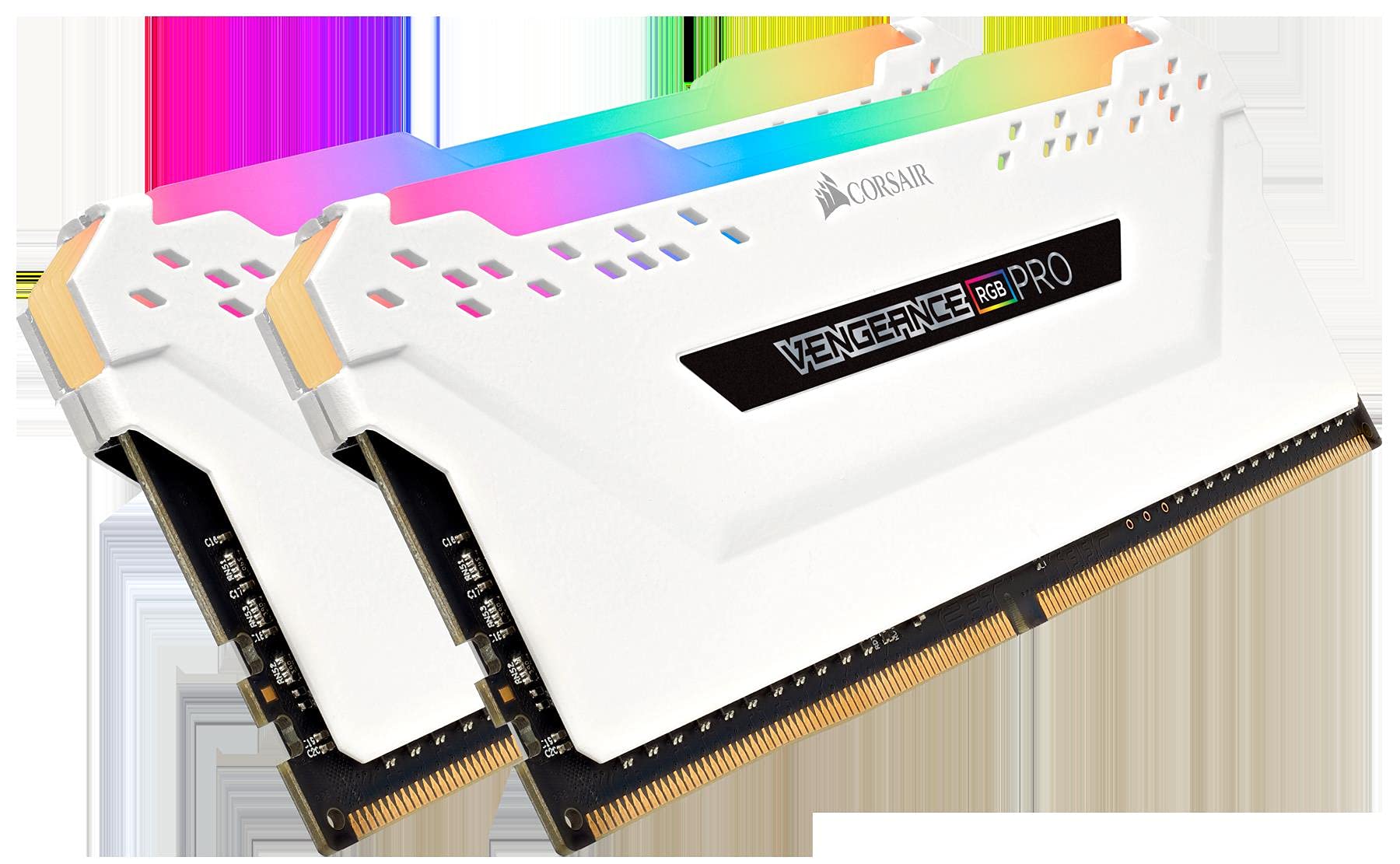 Corsair Módulo de Memoria de 16 GB con hasta 3200 MHz, Blanco, 2 x 8 GB