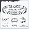 Pulsera de cadena cubana para hombres, regalo para él | Rellenos de calcetín de Navidad, Día de San Valentín, Día del Padre, rellenos de canasta de Pascua, graduación, regalos de cumpleaños 5