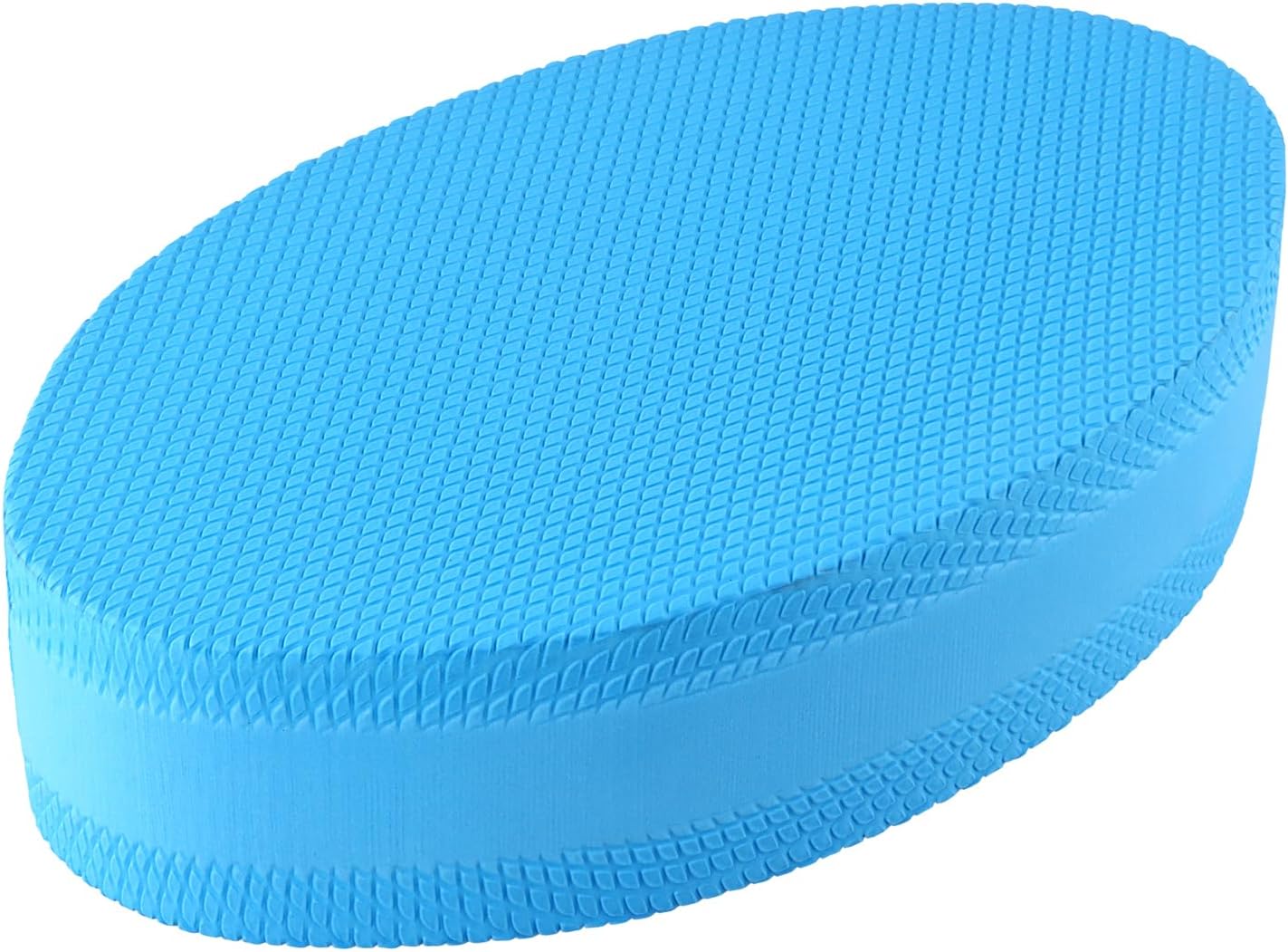 QWORK Stability Trainer Pad - Blue Foam Balance Exercise Cushion for Therapy, Yoga, Pilates, and Fitness - Non-Slip, Water-Resistant, Supports Ankle Stability, Relieves Knee and Elbow Pain - Image 2