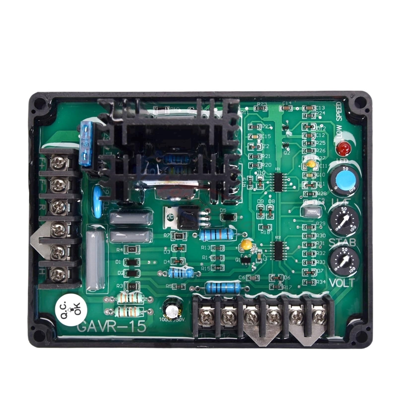 MXXDMOPD 1pcs GAVR-15B gavr15b Universal AVR for Brushless Diesel Generator 15A Auto Voltage Regulator