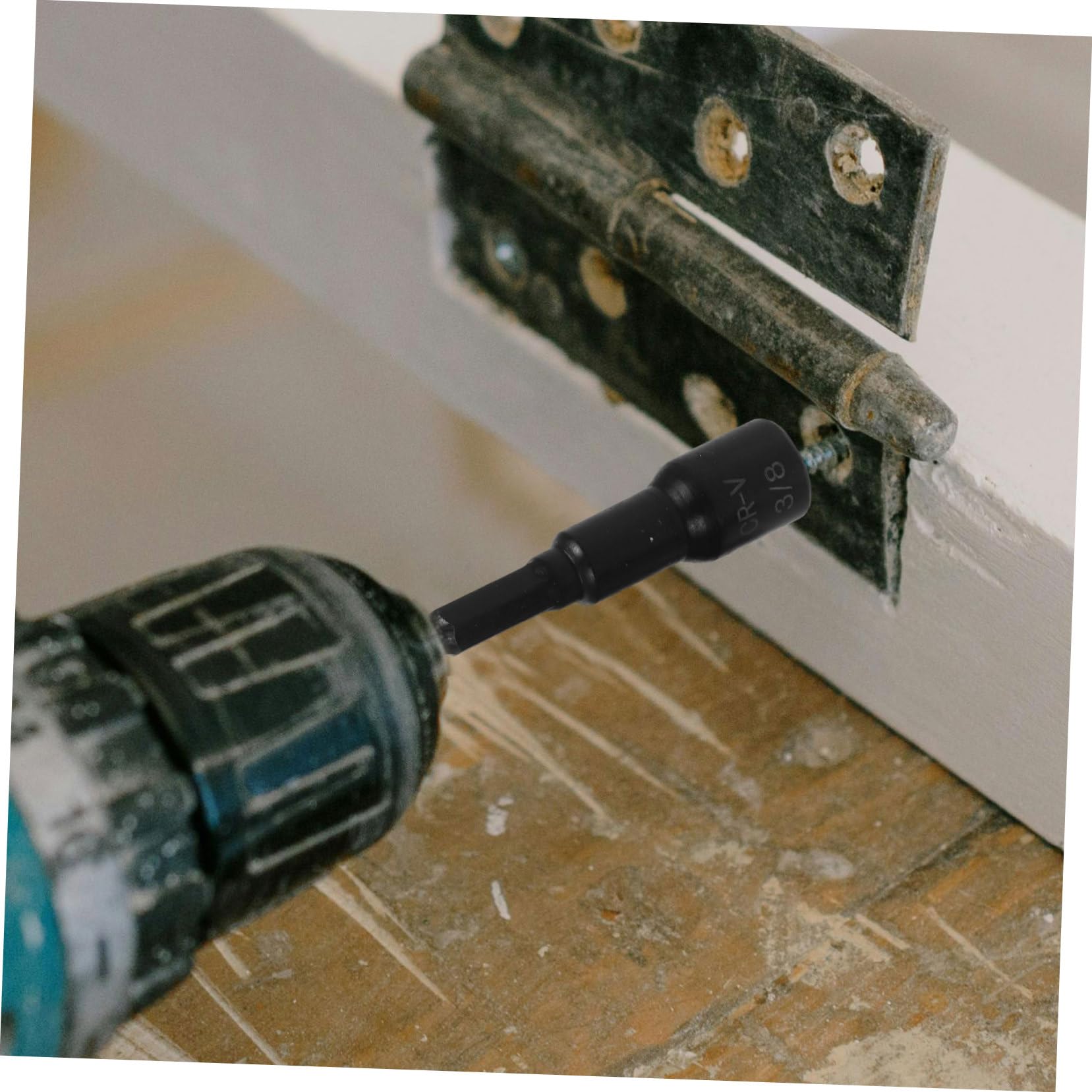 Zerodeko Set da 12 Pezzi Bussola Esagonale Magnetica in Acciaio Cromo-vanadio Nero Adattatori per Avvitatore ad Impulsi per Aumentare L'efficienza Lavorativa