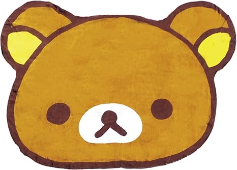 Amazon 丸眞 リラックマ ダイカット ビーチタオル リラックマフォーム 150 113 5cm 綿100 バスタオル ホーム キッチン オンライン通販